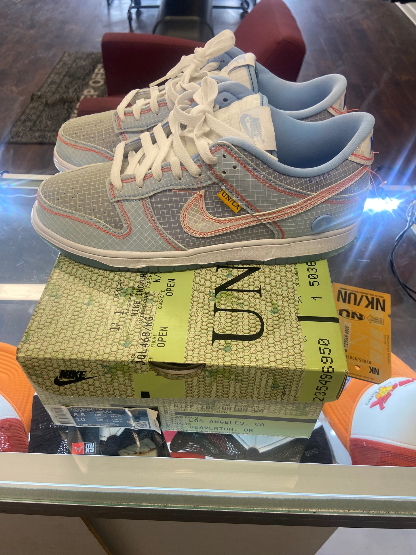 Union dunk low argon
