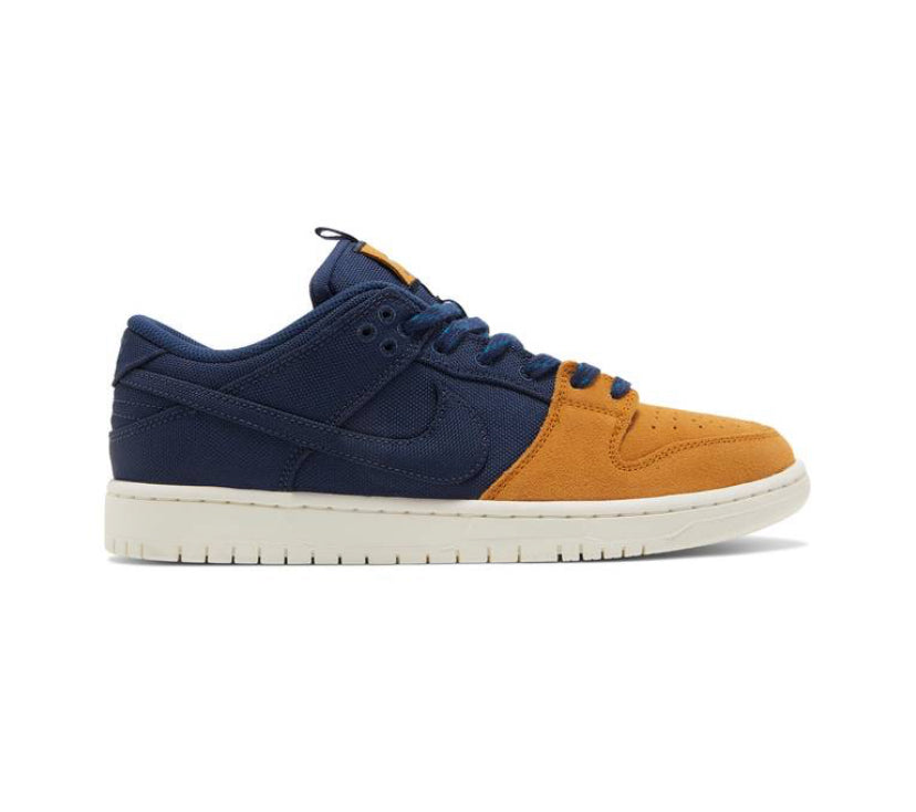 SB Dunk low Navy Desert ochre