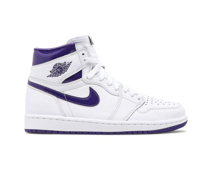 Jordan 1 high metallic Court purple OG Womens