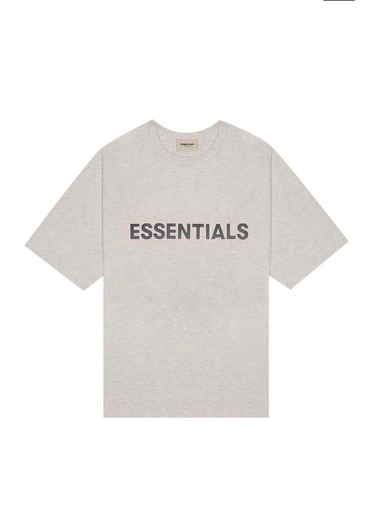 Essentials heather oatmeal grey