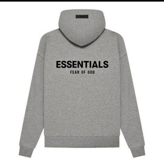 Dark oatmeal Essential hoodie